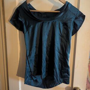 Banana Republic cowl neck silk shirt xs